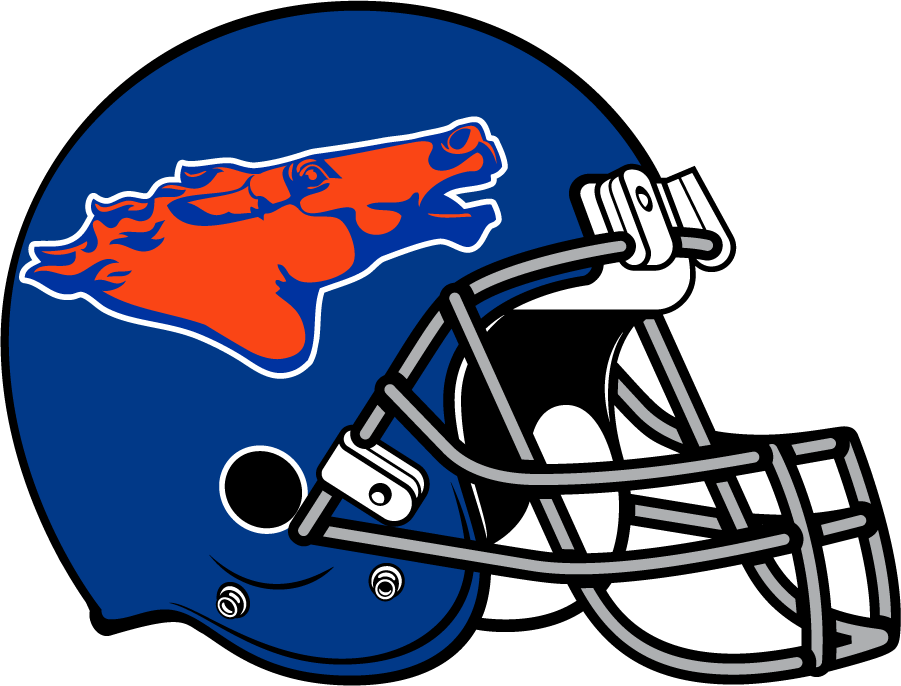 Boise State Broncos 1976-1977 Helmet Logo iron on transfers for T-shirts